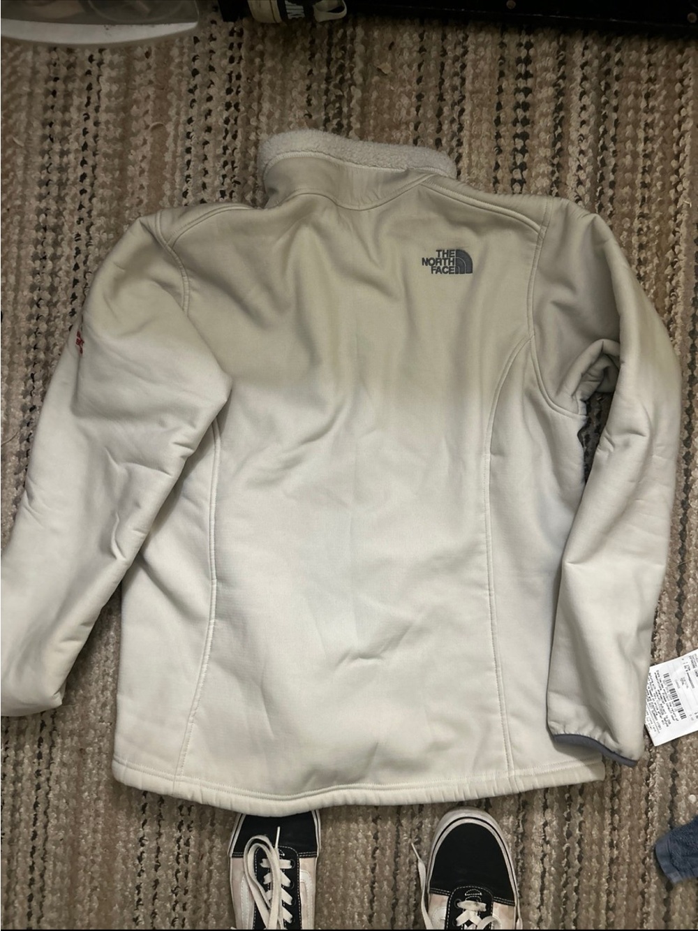 The North Face Women’s Summit Series Cream Fleece Jacket size Large - Picture 4 of 4